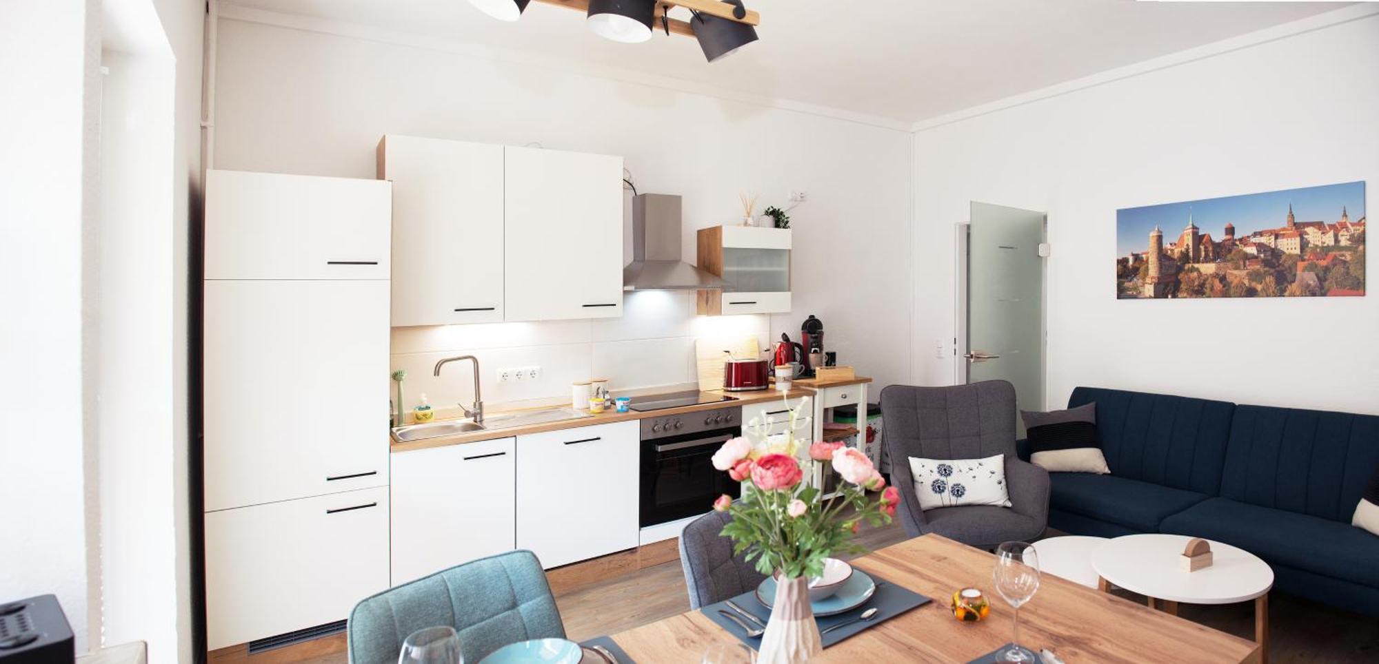 Savor Appartement 5 Personen 2 Schlafzimmer Babybett Netflix Balkon Zentrum Budyšín Exteriér fotografie